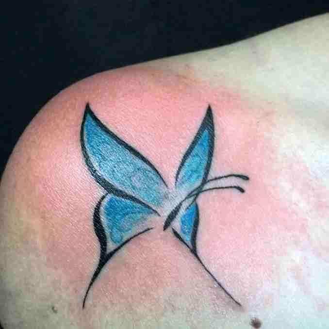 tatuagem com borboleta 34