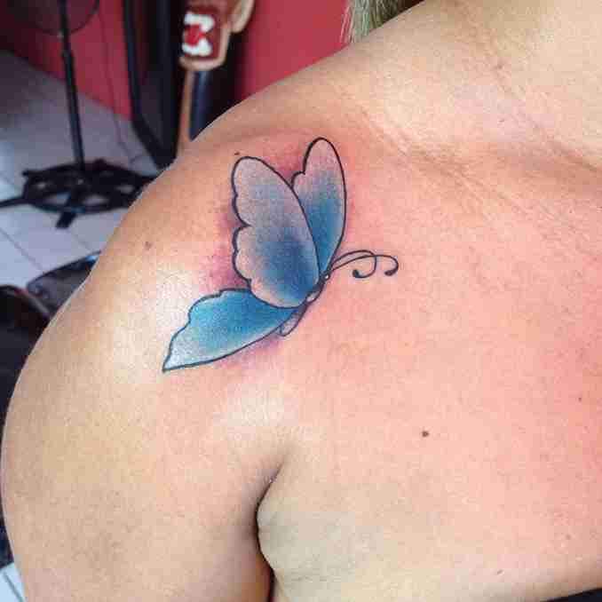 tatuagem com borboleta 36