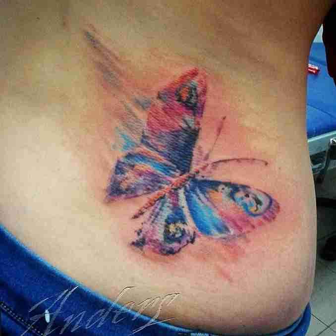 tatuagem com borboleta 46