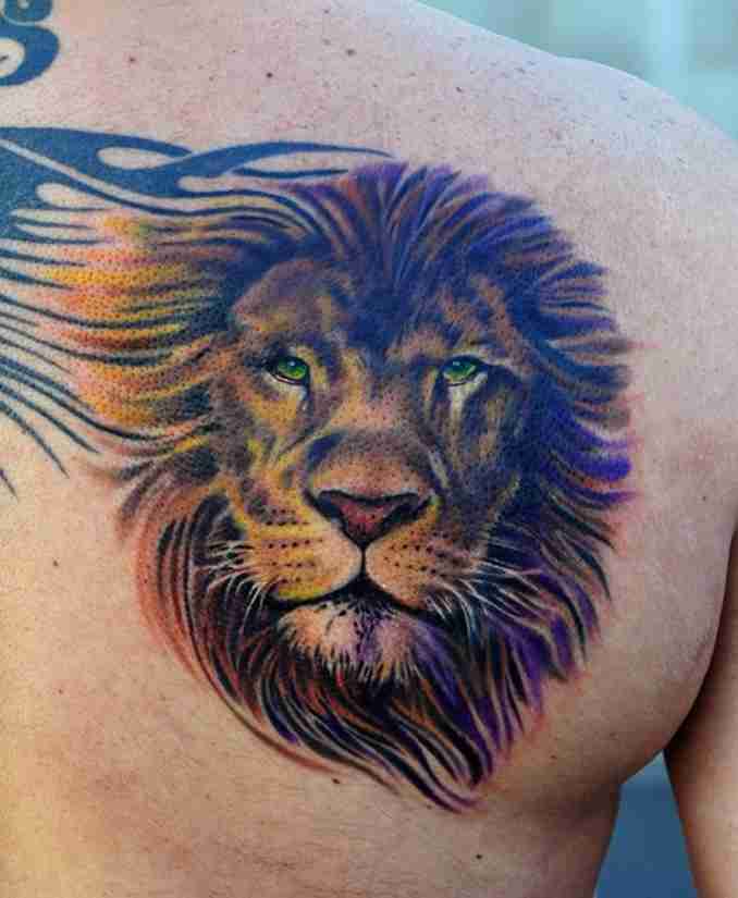 fotos de tatuagens leão - 40