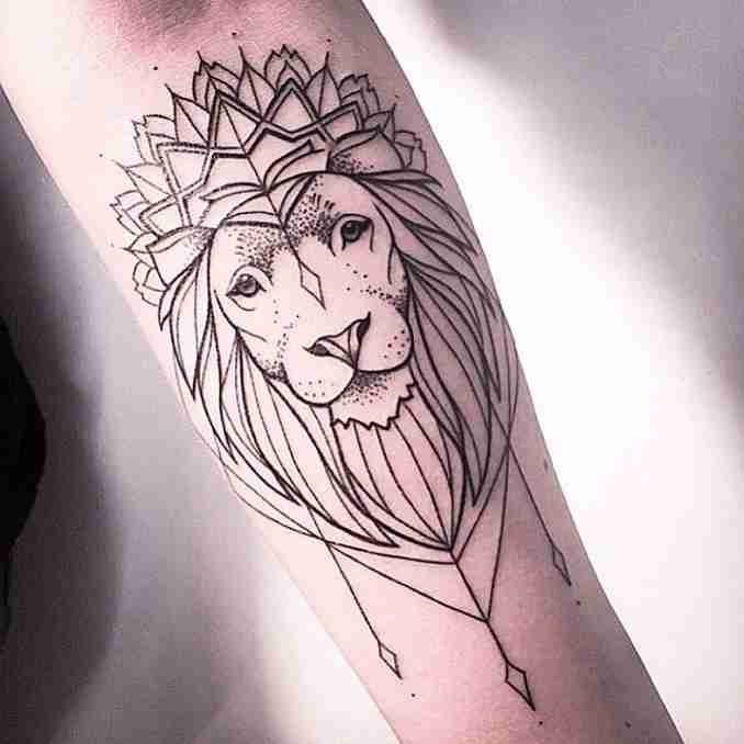 fotos de tatuagens leão - 41