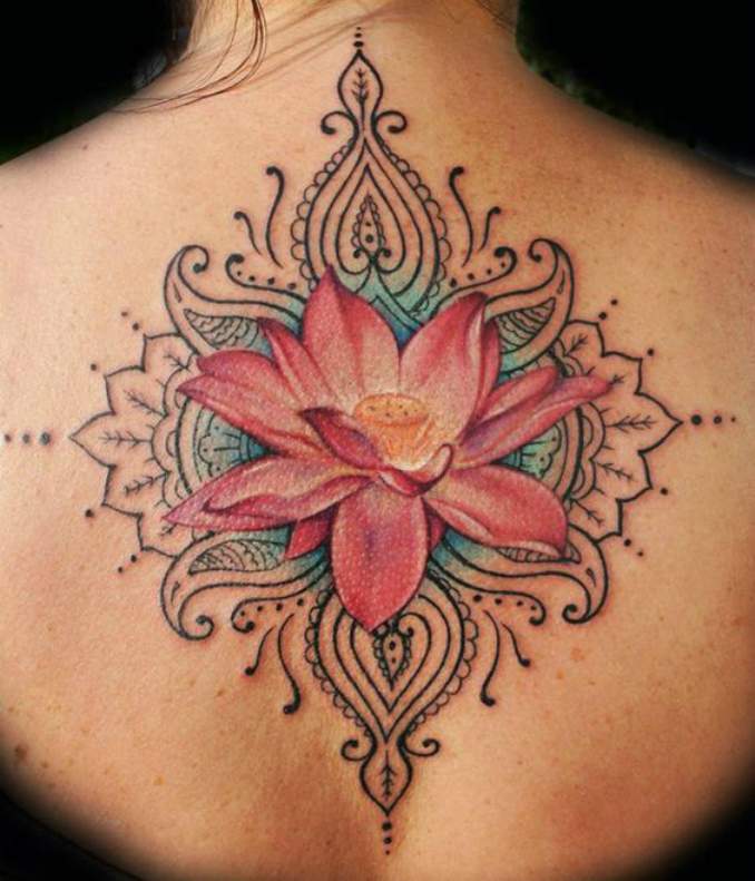 25 Fotos de tatuagens com flor de Lótus Significado & Tattoo